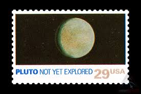 Почтовая марка Pluto: Not Yet Explored Почтовая марка Pluto: Not Yet Explored